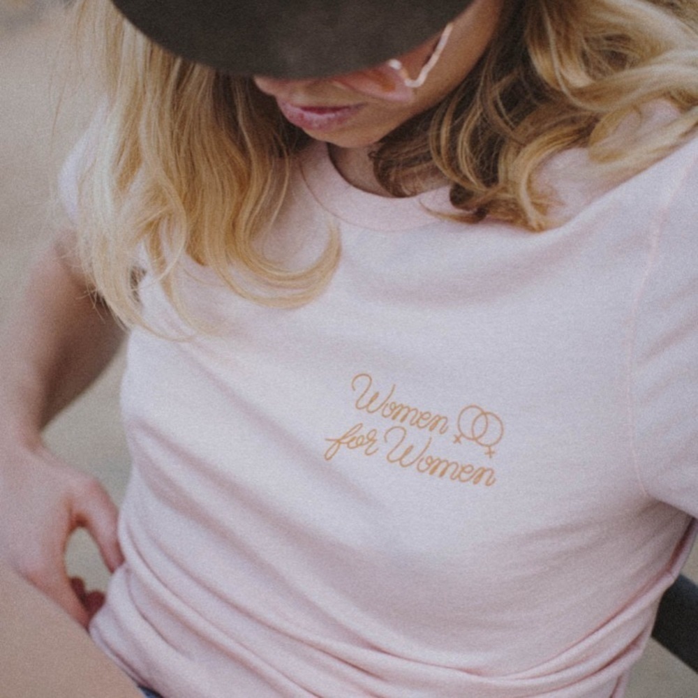 the bee & the fox • women for women sisterhood tee